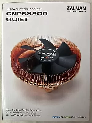 ZALMAN CNPS8900 Low Profile AM4 AM5 AM3+ 110mm PWM Ultra Quiet CPU Cooler • $39.95