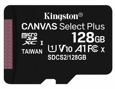 Kingston Micro SD Card 32GB 64GB 128GB 256 Class 10 SDXC Phone Memory & Adapter • £19.99