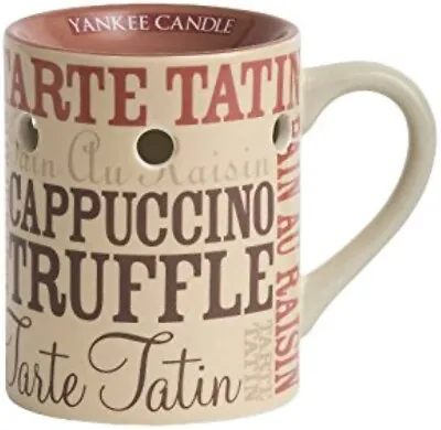 Yankee Candle Cafe Culture Coffee Mug  Tart/wax Melt Warmer Now Retired • £18.99