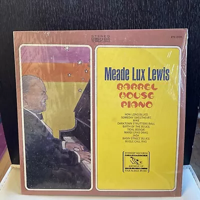 Meade Lux Lewis Barrel House Piano LP - 1973 Everest Boogie-woogie FS 268 • $4.99