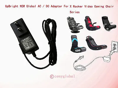 12V AC Adapter For X Rocker Sound Video Audio Gaming Chair Serie Power Charger • $9.99