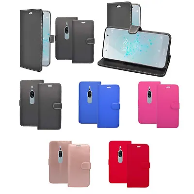 For Sony Xperia XZ2 Premium Case Wallet Flip PU Leather Stand Card Slot Cover • $24.82