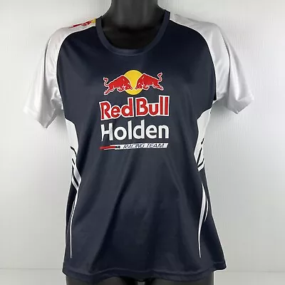 Red Bull Holden Racing Team Official Supporters Shirt Womens 14 Navy Blue/White • $49.99