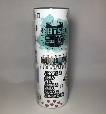 BTS KPOP Korean Pop Music Group Cup Mug Tumbler 20oz • $17.99