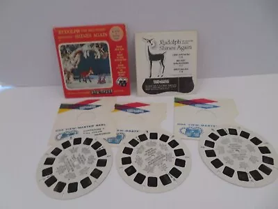 View-Master Sawyer's B570 Christmas Rudolph The Red Nose Reindeer Shines Again • $8