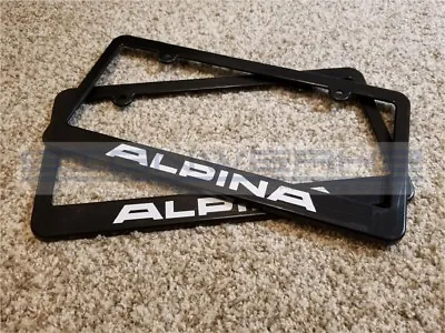 BMW Alpina License Plate Frame BMW M3 M5 M8 340i 850i 650i - Pair • $24.29