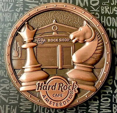 2024 Hard Rock Cafe Amsterdam 3d Bronze Chess Coin Le Pin • $42.99