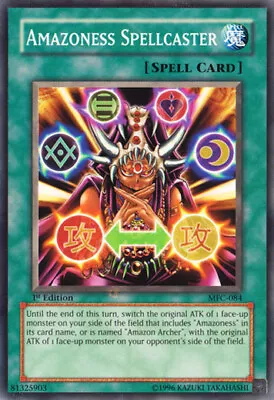 Amazoness Spellcaster Common Magicians Force Yugioh Card • $6.95