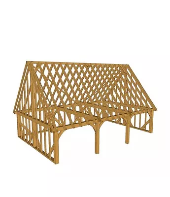 £450 • Buy Oak Framed Garage / Cart Lodge