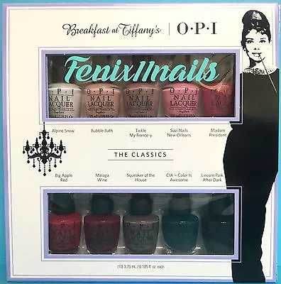OPI BREAKFAST AT TIFFANY'S The Classics 5-pc Or 10-pc Mini Nail Polish Gift Set • $15.48