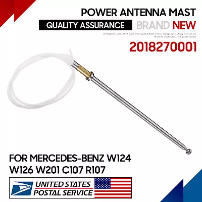Power Antenna Mast URO PARTS 65221375569 For BMW E12 E23 E24 E28 E30 • $12.99