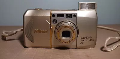 Vintage Nikon Lite-Touch Zoom 120ED AF 35mm Camera - New Battery - Working • $35