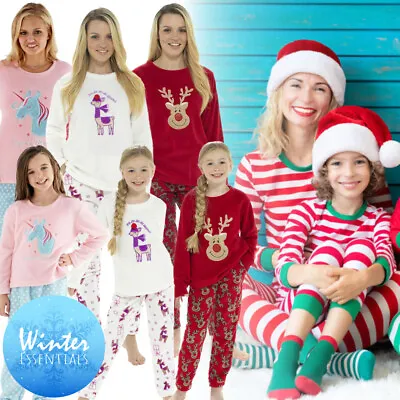 £9.97 • Buy Pyjamas Pyjama Set Mother Daughter Sister Family Matching Fleece All In One New