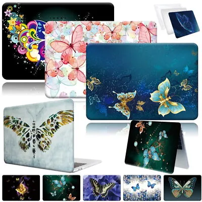 Butterfly Laptop Shell Case Cover For MacBook Air Pro Retina 11 12 13 14 15 16'' • £5.99