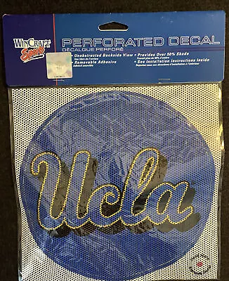 NCAA UCLA Bruins 8 1/2” X 8 1/2” Perforated Window Decal • $8