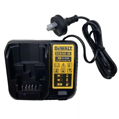 Dewalt DCB107-XE - 10.8V 14.4V 18V Charger ONLY - GENUINE • $49.95