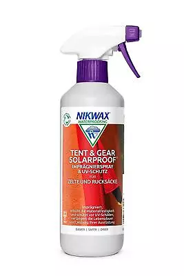 Nikwax SALE!! Tent&Gear SPRAY ON SolarProof 500ml UV Waterproofing • £10.68