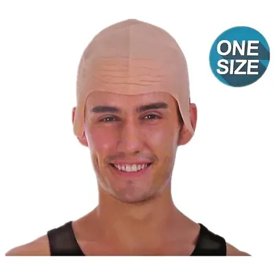 Rubber Bald Skinhead Wig Cap Costume Latex Dress Up Party Head Cover • $6.99