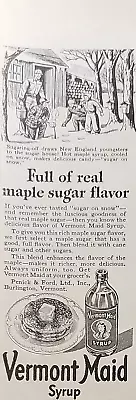 1944 Print Ad Vermont Maid Syrup Sugaring Off Vintage • $8.09