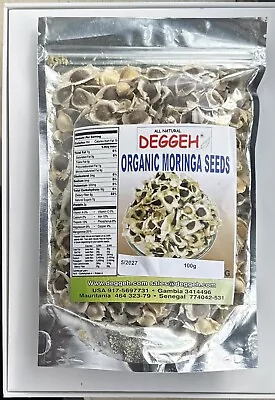 ORGANIC MORINGA SEEDS / ORGANIC SEMILLAS DE MORINGA 100g Weight Loss Immunity. • $10.99