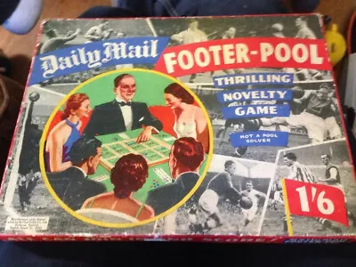 Bin FOOTER POOL GAME CHAD VALLEY DAILY MAIL FOOTER POOL RARE • £15.99