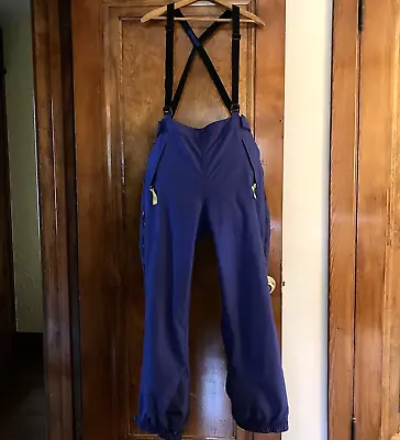 Vintage Patagonia Women Ski Pants Full Zip Lined Snow Bib Outerwear Size 12/31 • $29.95