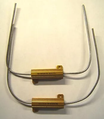 Vintage Dale / Vishay Rh-50 - 0.01Ω Resistor 50 Watt +/-5% - Lot Of (2) - Nos • $10.95