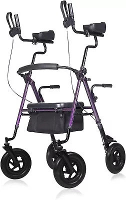 $99.99 • Buy ELENKER Upright Rollator Walker Heavy Duty Rolling Walking Stand Up Medical Aid