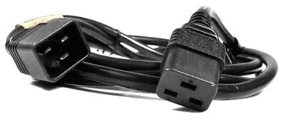 IBM 250v 8.2ft IEC320-C20 Black Power Cable 39M5389 Type SJT - 14AWG - E55333 • $10