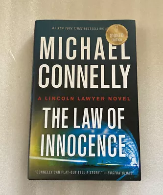 The Law Of Innocence By Michael Connelly - 2020 Hardcover - SIGNED 1st Edition • $20