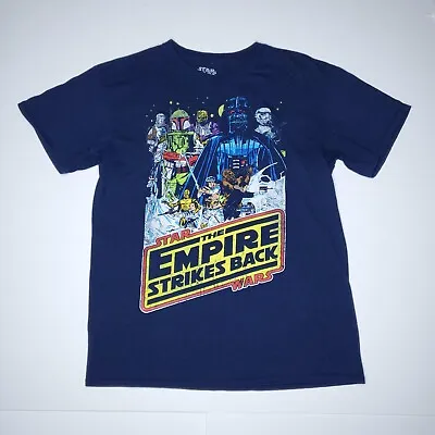 $14.97 • Buy Star Wars Shirt Adult Medium Navy Blue The Empire Strikes Back FifthSun