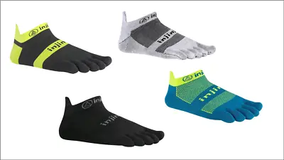 Injinji Lightweight Run Performance 2.0 No Show Ultra Thin Coolmax Toe Socks • $10.99