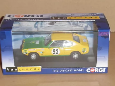 Vanguards Va13312 Ford Capri 2300gt Mk1 Tour De France 1969 Piot & Behra Bnib • £28.99