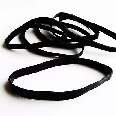 ~80 Large Black Fishing Rubber Bands Size #64 (3.5 X1/4”) UV & Heat Resistant • $18.99