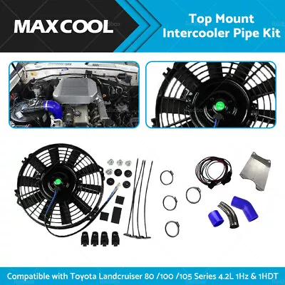 Intercooler Piping Kit Suitable For Landcruiser Toyota 80/100/105 Series 4.2 1HZ • $110.95