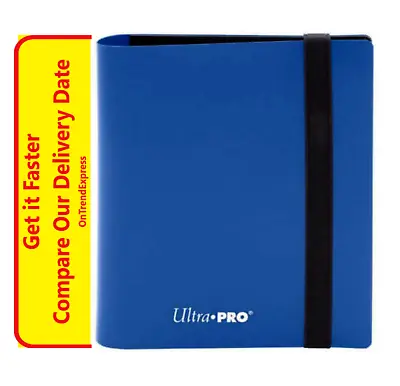 ULTRA PRO ECLIPSE DARK BLUE PRO BINDER FOLDER ALBUM 4 POCKET Yugioh MTG Pokemon • $24.95