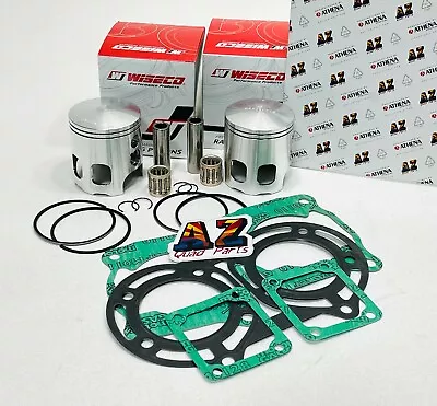 Banshee 64mm Stock Standard Bore Wiseco Pro Lite Pistons Bearings & Gaskets Kit • $239.98