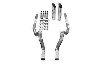 86-04 Ford Mustang 2.5  Dual Exhaust Kit No Muffler Rear Exit SW Tip • $179.99