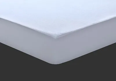 Extra Deep Waterproof Terry Mattress Protector Fitted Sheet Bed Cover Double  • £6.99