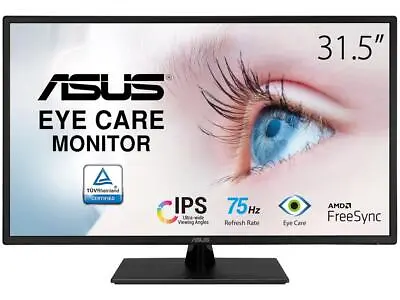 ASUS 31.5  1080P Monitor (VA329HE) - Full HD IPS 75Hz Adaptive-Sync Eye Care • $169.99