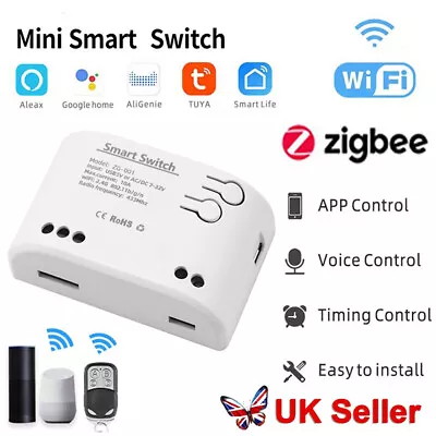 Tuya WiFi Switch APP Remote Control Smart Relay Module For Alexa Google Home UK • £9.99