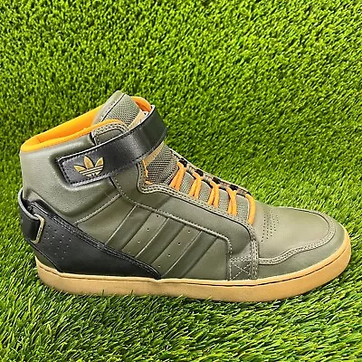 Adidas AR 3.0 Mens Size 10 Green Orange Athletic Leather Shoes Sneakers Q32587 • $49.99