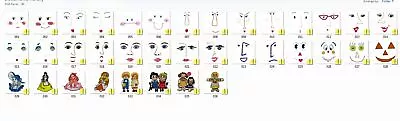 36 Doll Faces Machine Embroidery Designs - CD/USB/Floppy/PES Card - 11 Formats • $14.99