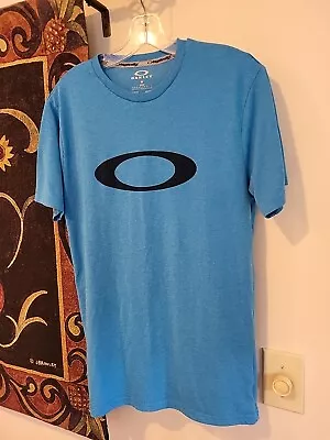 Oakley Hydrolix Regular Fit T-Shirt Heather Blue Athletic Mens Medium  • $4.60