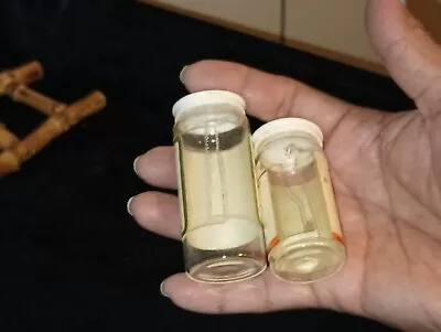 Vintage Lot Of 2 Glass Medicine Containers • $6.49