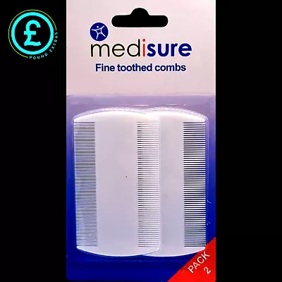 White Double Sided Nit Combs For Head Lice Detection   Hair Care & Health Comb. • £3.97