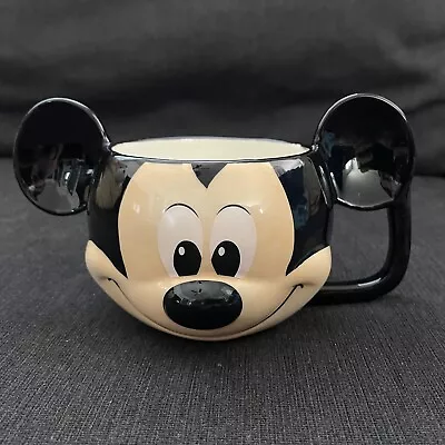 Disney Store Mickey Mouse 3D Face Coffee Mug • $12.59
