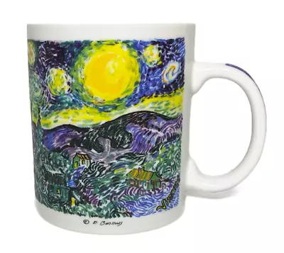 $14 • Buy Chaleur Master Collection Van Gogh Starry Night Coffee Cup Mug Burrows EXCELLENT