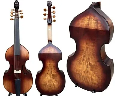 Baroque Style Profession Maestro 7 Strings 27  Viola Da Gamba Angel Scroll#15320 • $1169.10