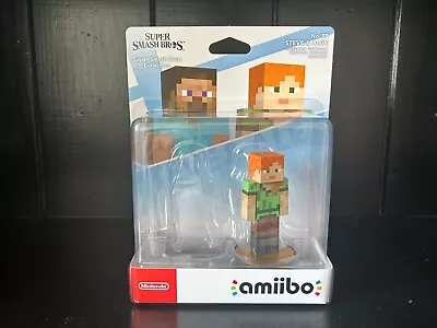 Nintendo -Minecraft- Alex No.77 Super Smash Bros. Amiibo Figure (In Box) • $20